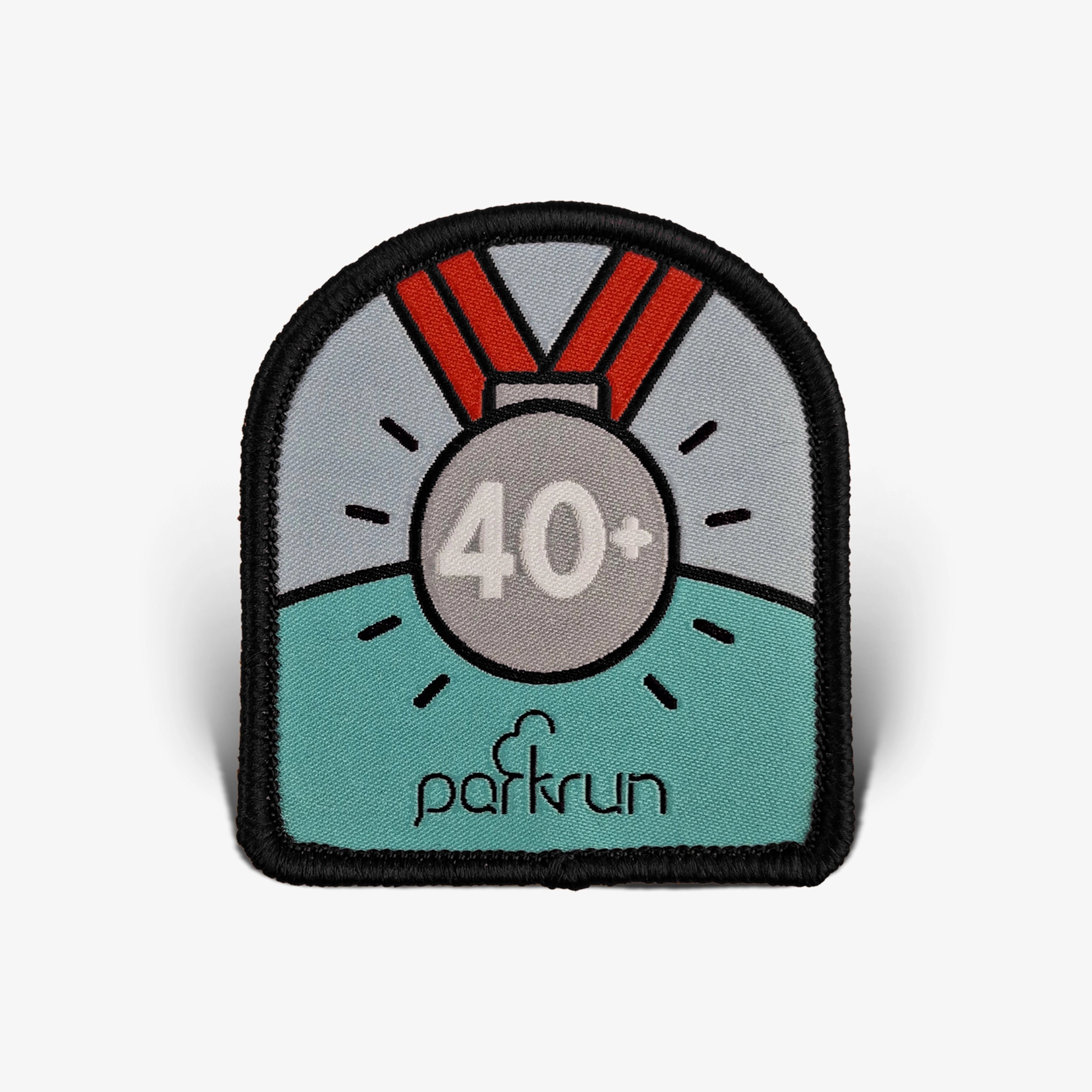 parkrun CHALLENGES parkrun Obsessive 40 Woven Patch
