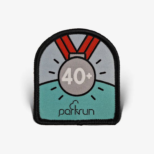 parkrun CHALLENGES parkrun Obsessive 40 Woven Patch