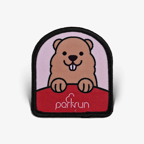 parkrun CHALLENGES Groundhog Day Woven Patch