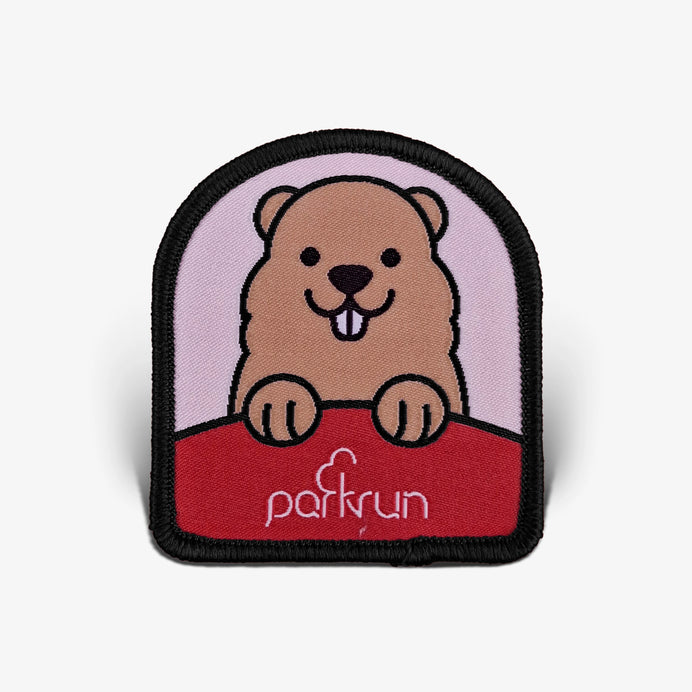 parkrun CHALLENGES Groundhog Day Woven Patch