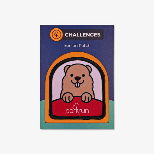 parkrun CHALLENGES Groundhog Day Woven Patch