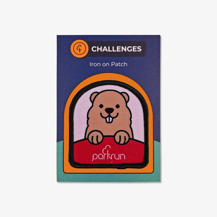 parkrun CHALLENGES Groundhog Day Woven Patch
