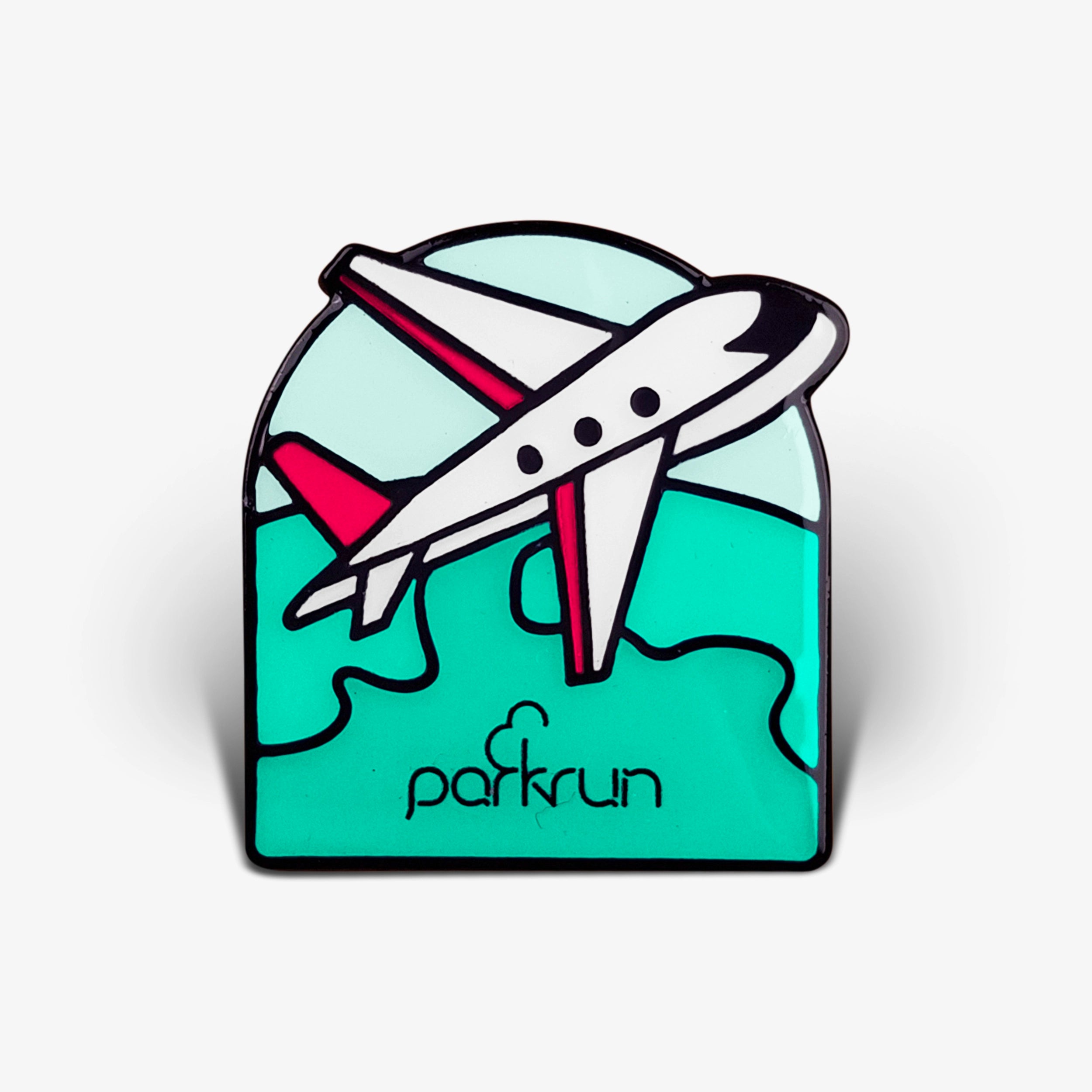 parkrun CHALLENGES Jetsetter Pin Badge