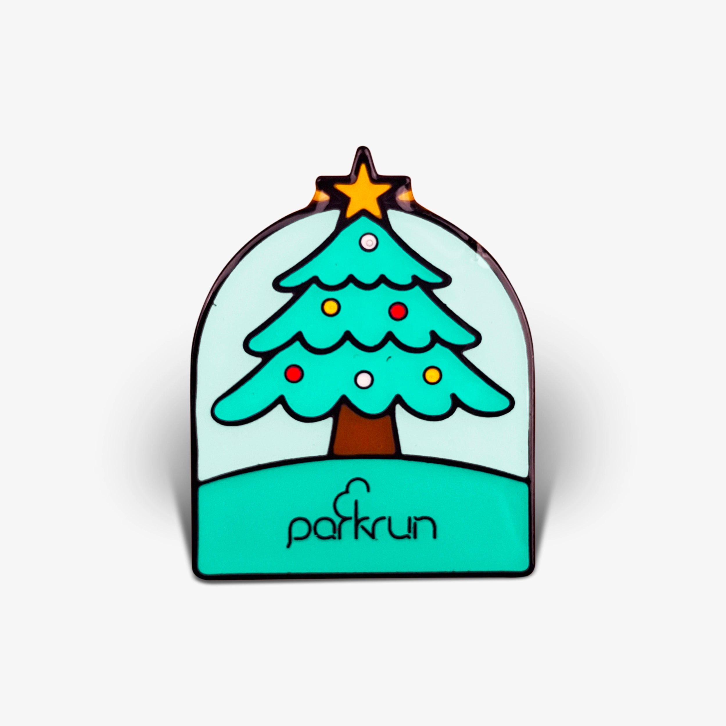 parkrun CHALLENGES Christmas Day Pin Badge