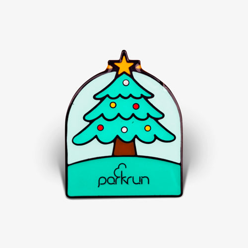parkrun CHALLENGES Christmas Day Pin Badge