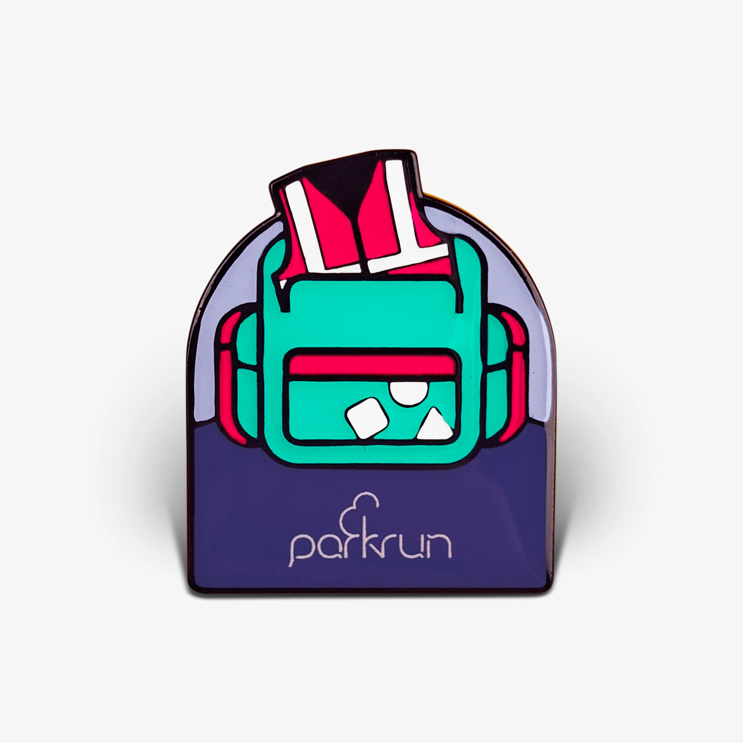 parkrun CHALLENGES Volunteer Tourist Pin Badge
