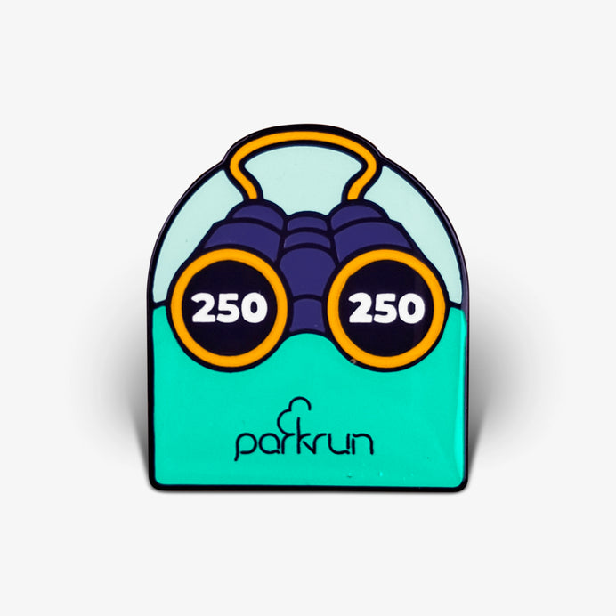 parkrun CHALLENGES Explorer 250 Pin Badge