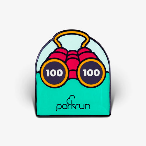parkrun CHALLENGES Explorer 100 Pin Badge