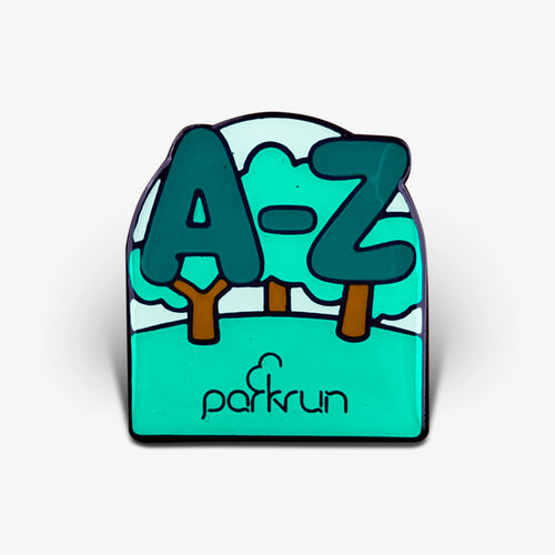 parkrun CHALLENGES Alphabeteer Pin Badge