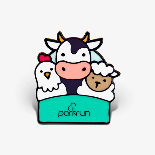 parkrun CHALLENGES Old MacDonald Pin Badge