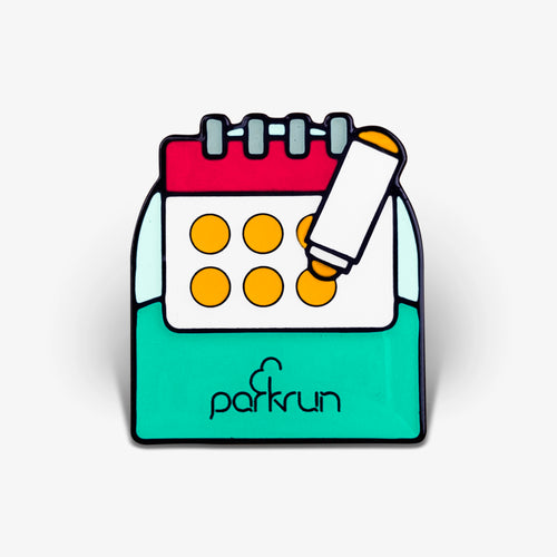 parkrun CHALLENGES Date Bingo Pin Badge