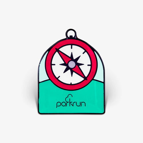 parkrun CHALLENGES Compass Club Pin Badge