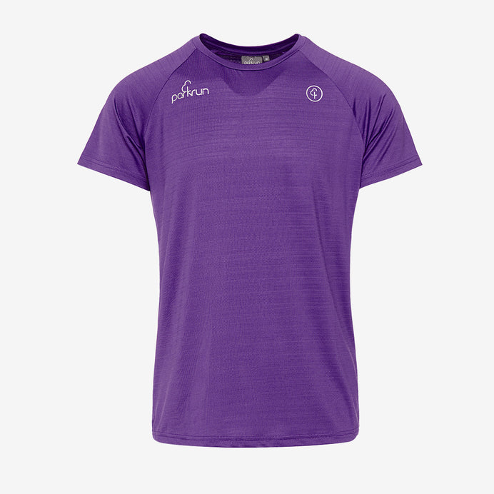 parkrun Milestone Mens T-Shirt 25 - Purple