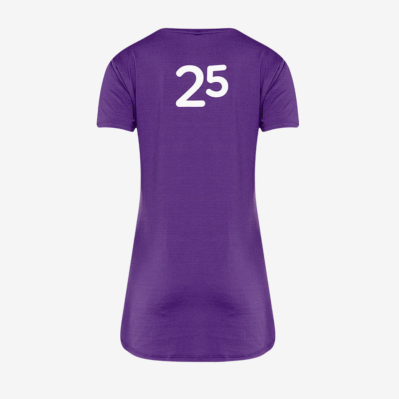 parkrun Milestone Womens T-Shirt 25 - Purple