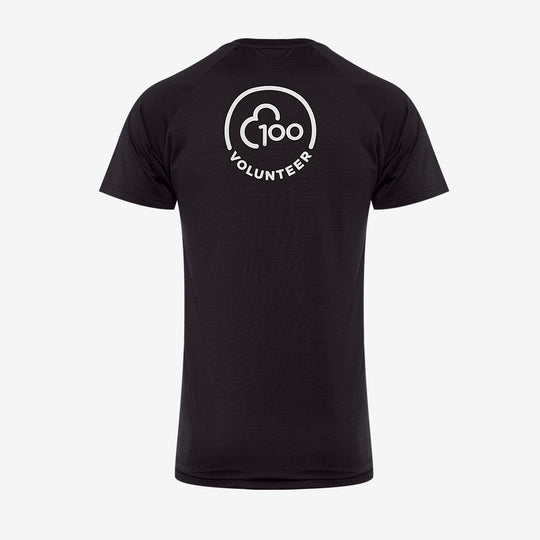 parkrun Milestone Men's Volunteer T-Shirt 100 - Black