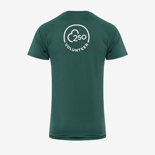 parkrun Milestone Men's Volunteer T-Shirt 250 - Green