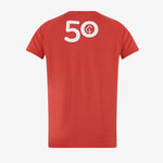 parkrun Milestone Youth T-Shirt 50 - Red