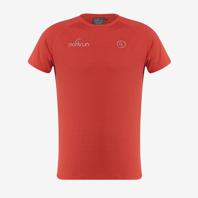 parkrun Milestone Jugend-T-Shirt 50 – Rot