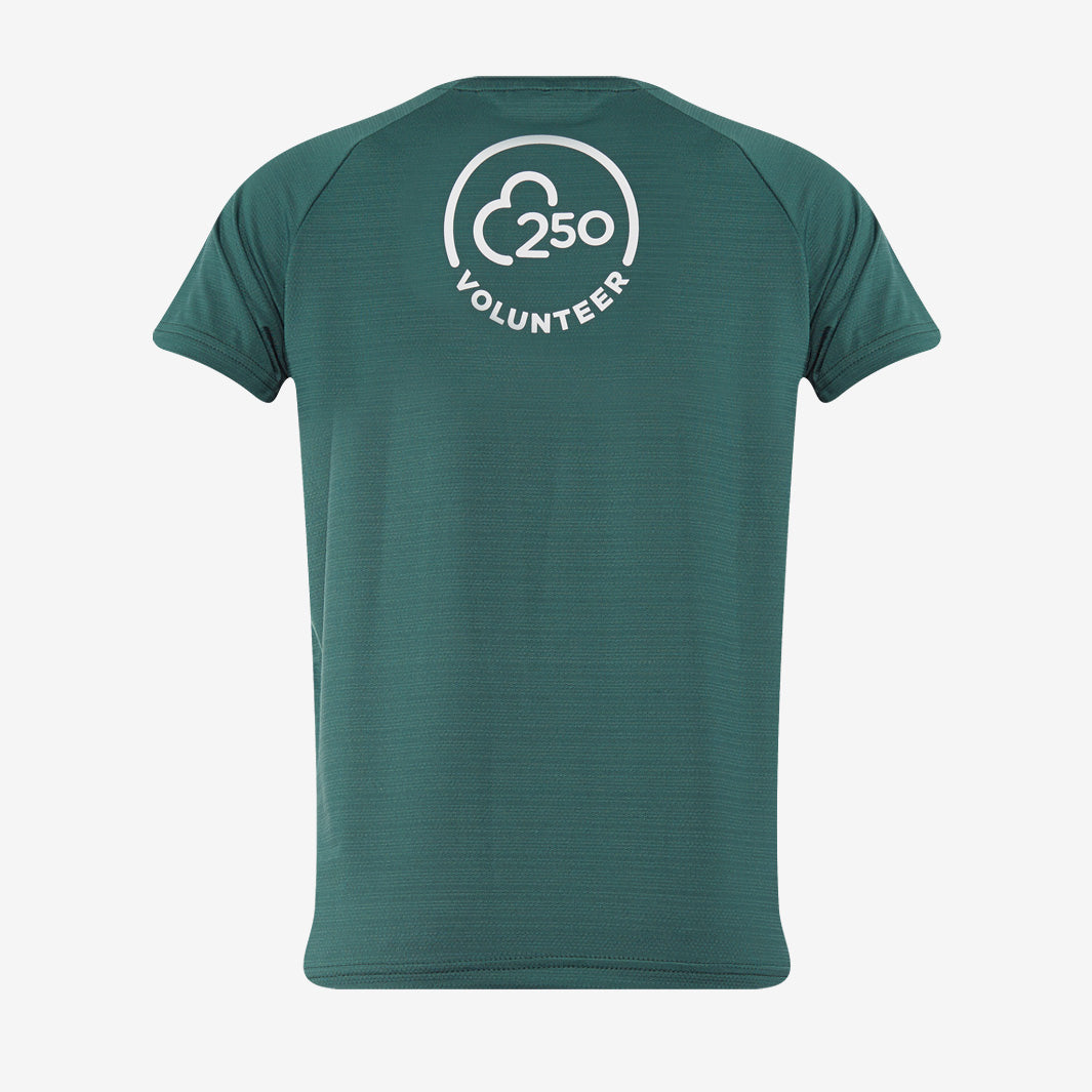 parkrun Milestone Youth Volunteer T-Shirt 250 - Green