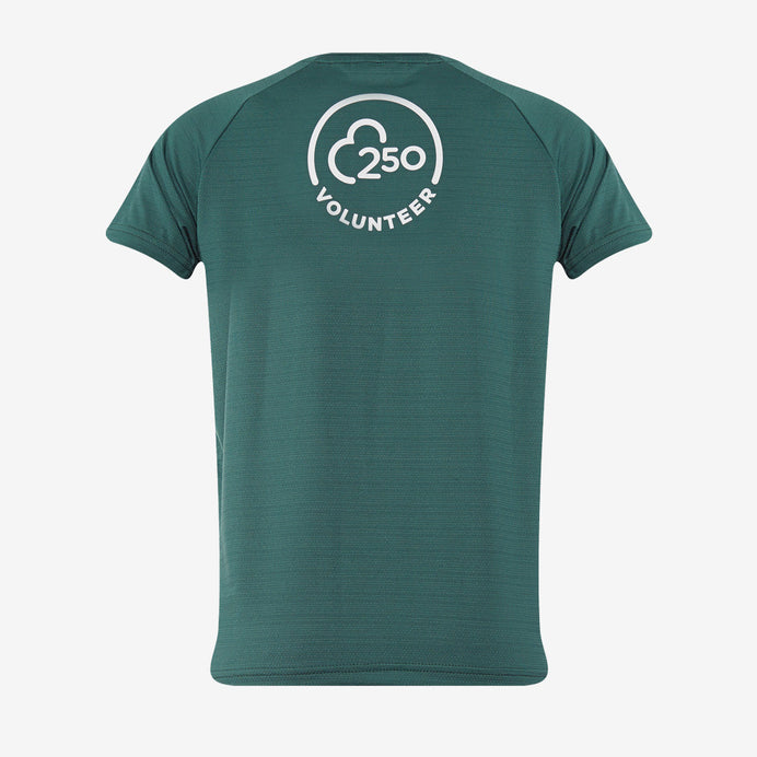 parkrun Milestone Youth Volunteer T-Shirt 250 - Green