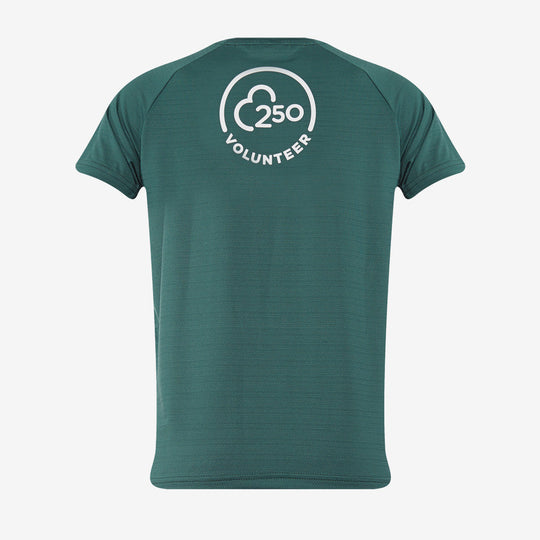 parkrun Milestone Youth Volunteer T-Shirt 250 - Green