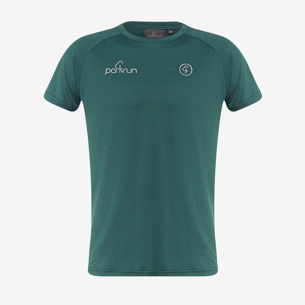 parkrun Milestone Youth Volunteer T-Shirt 250 - Green