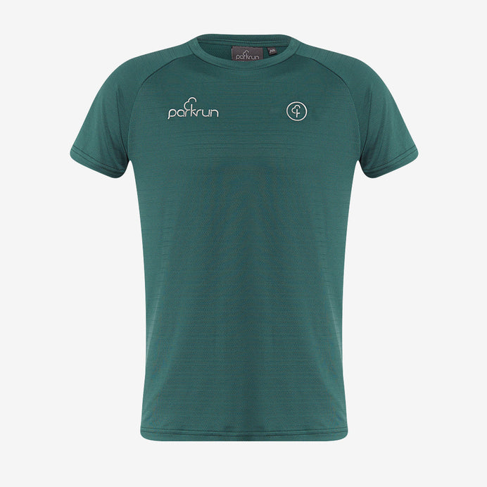 parkrun Milestone Youth Volunteer T-Shirt 250 - Green