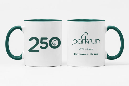 parkrun Milestone 250 Run/Walk Mug