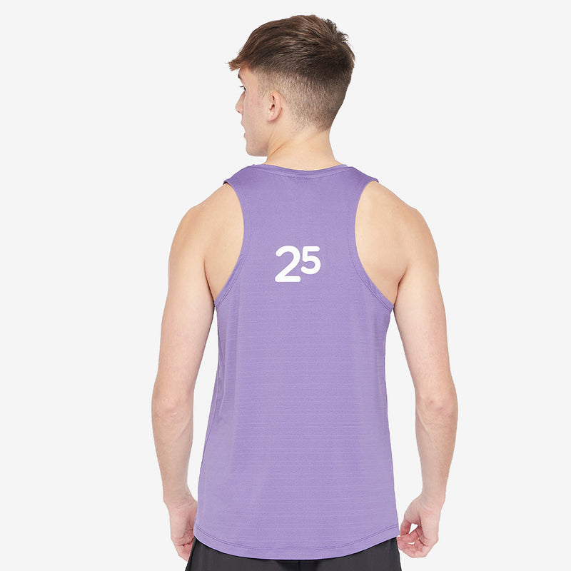 parkrun Milestone Men's Vest 25 - Purple