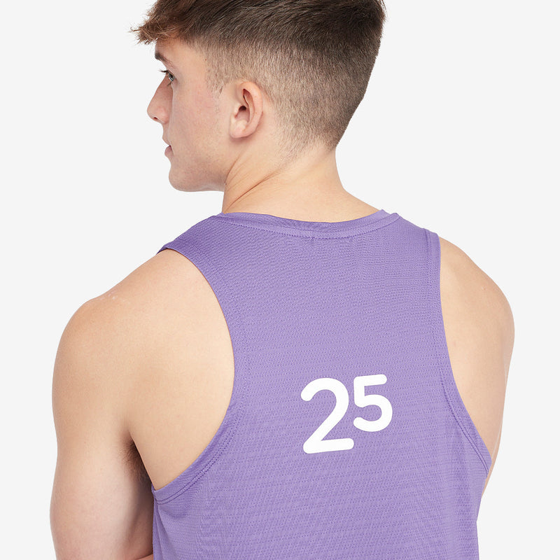 parkrun Milestone Men's Vest 25 - Purple
