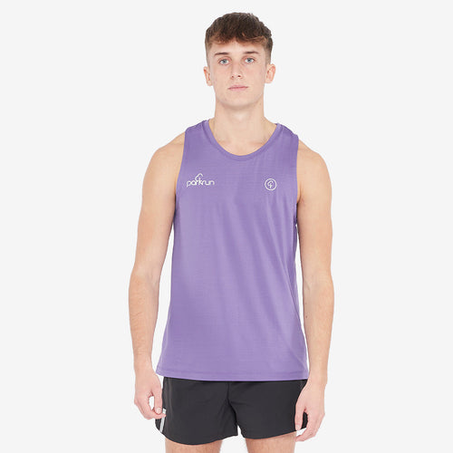 parkrun Milestone Men's Vest 25 - Purple