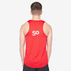 parkrun Milestone Men's Vest 50 - Red