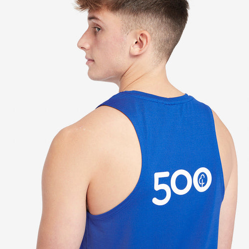 parkrun Milestone Men's Vest 500 - Royal