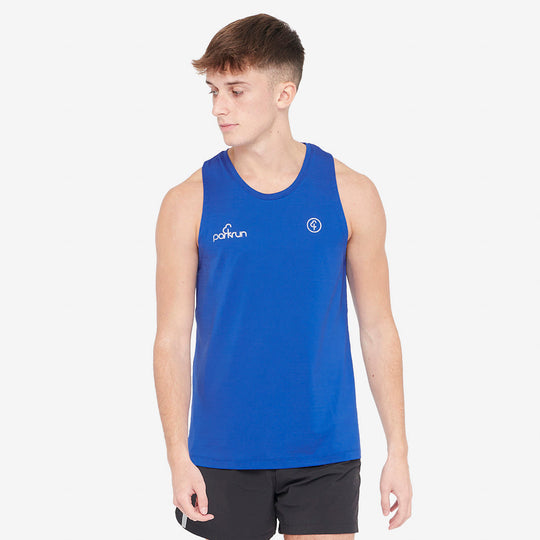 parkrun Milestone Men's Vest 500 - Royal