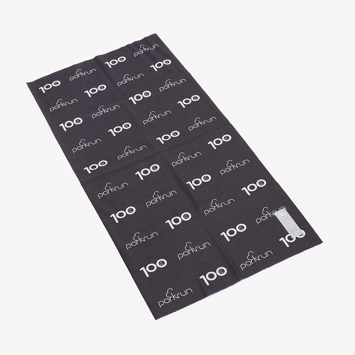 parkrun Run/Walk 100 Milestone parkwrap