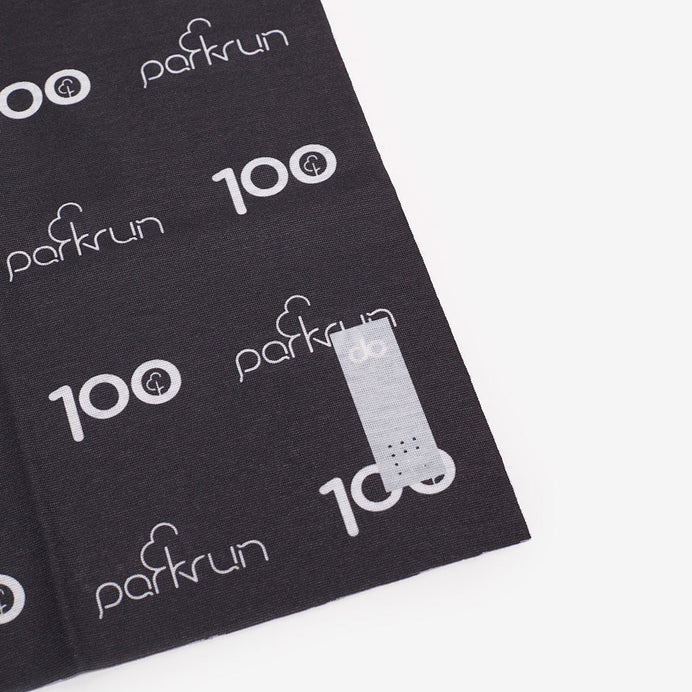 parkrun Run/Walk 100 Milestone parkwrap