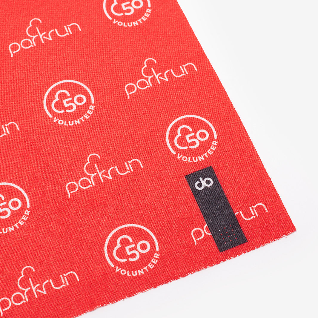 parkrun Volunteer 50 Milestone parkwrap