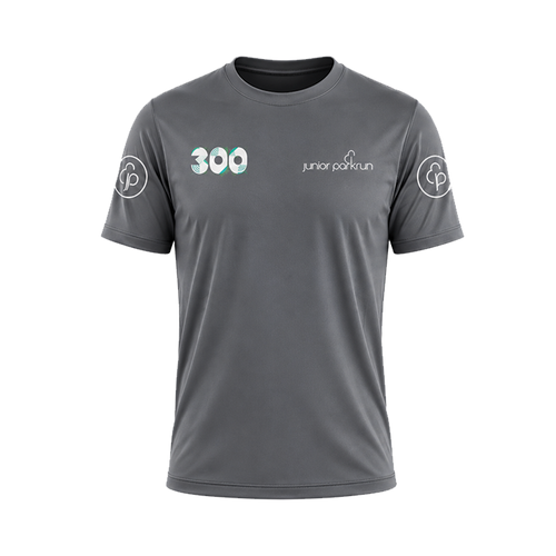junior parkrun Meilenstein 300 T-Shirt