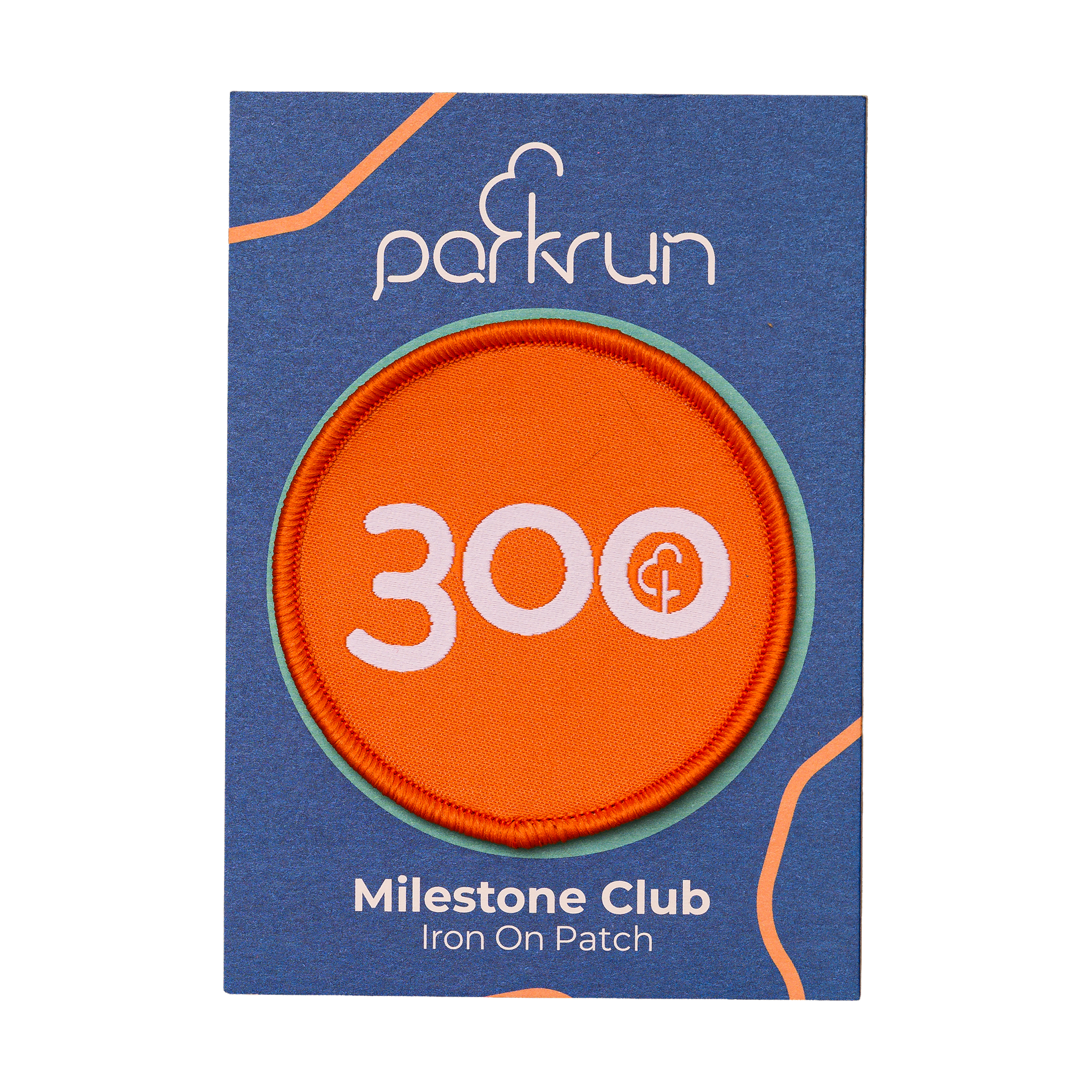 Run/Walk 300 Milestone Woven Patch