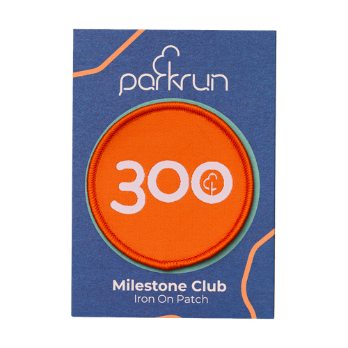Run/Walk 300 Milestone Woven Patch