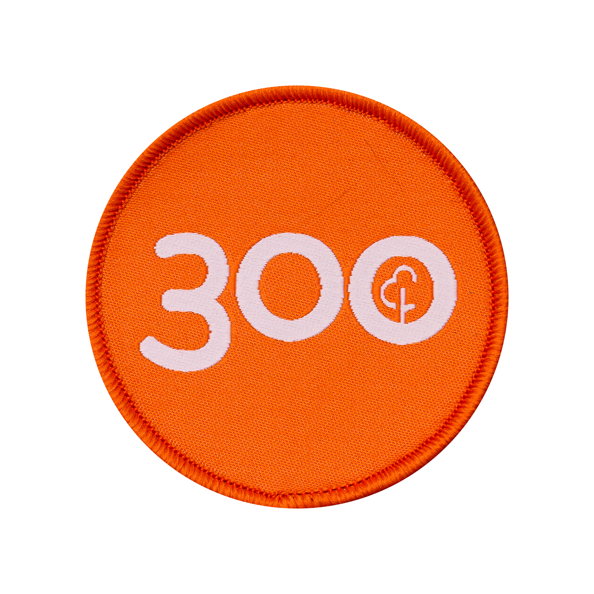 Run/Walk 300 Milestone Woven Patch
