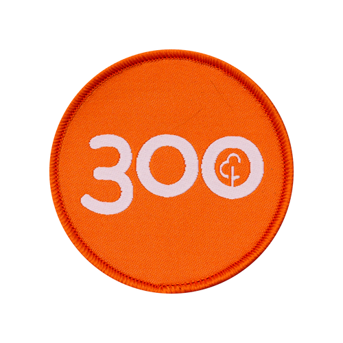 Run/Walk 300 Milestone Woven Patch