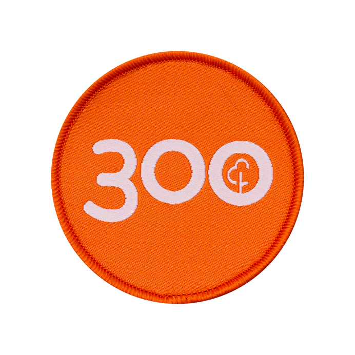 Run/Walk 300 Milestone Woven Patch