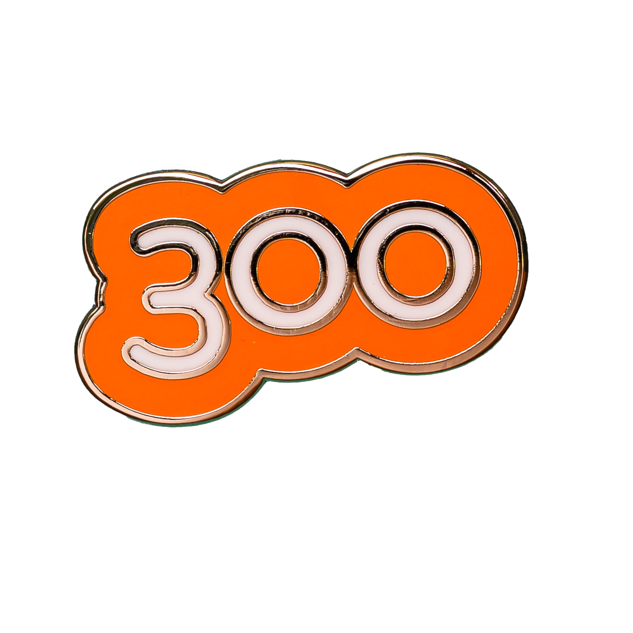Run/Walk 300 Milestone Pin Badge