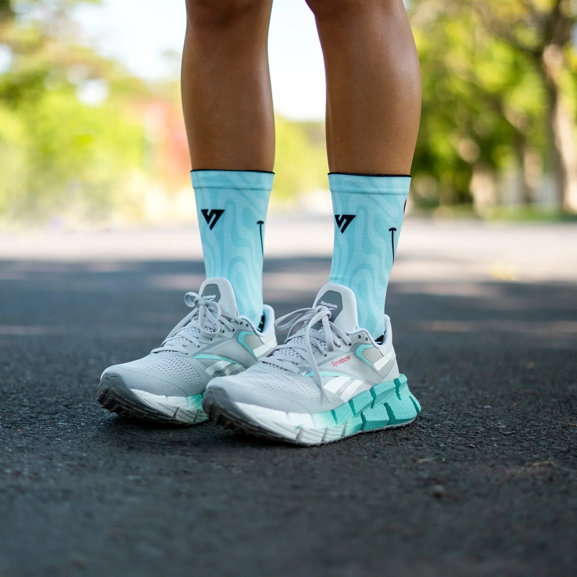 VERSUS Bubblegum Smile Active Crew Socks