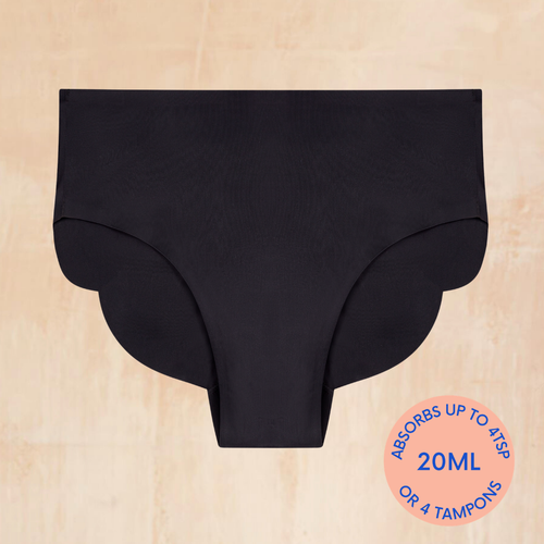 Nixi Body – Carla High Leg Brief – Schwarz