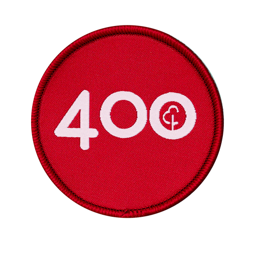 Run/Walk 400 Milestone Woven Patch