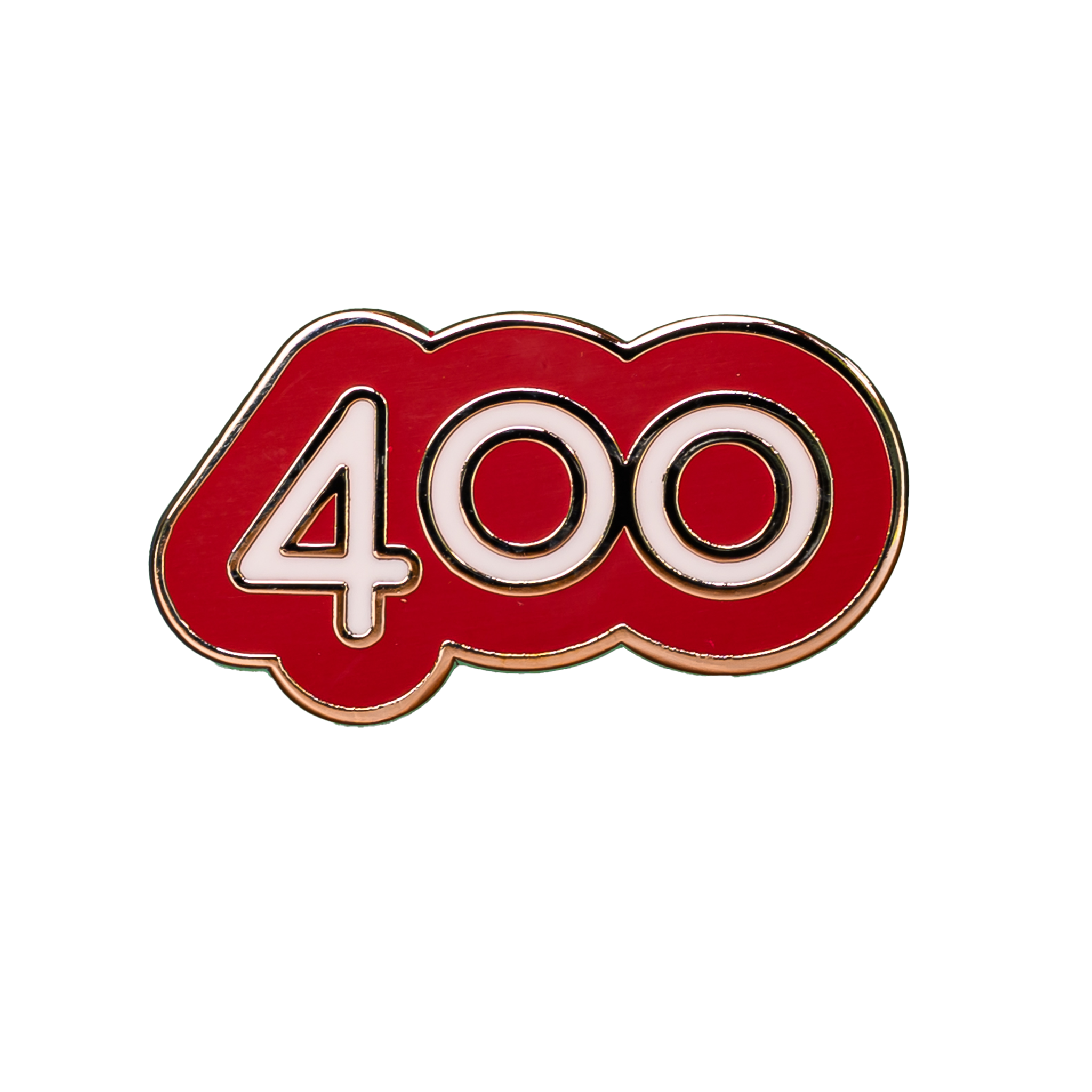 Run/Walk 400 Milestone Pin Badge