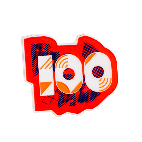 junior parkrun Milestone 100 Pin Badge