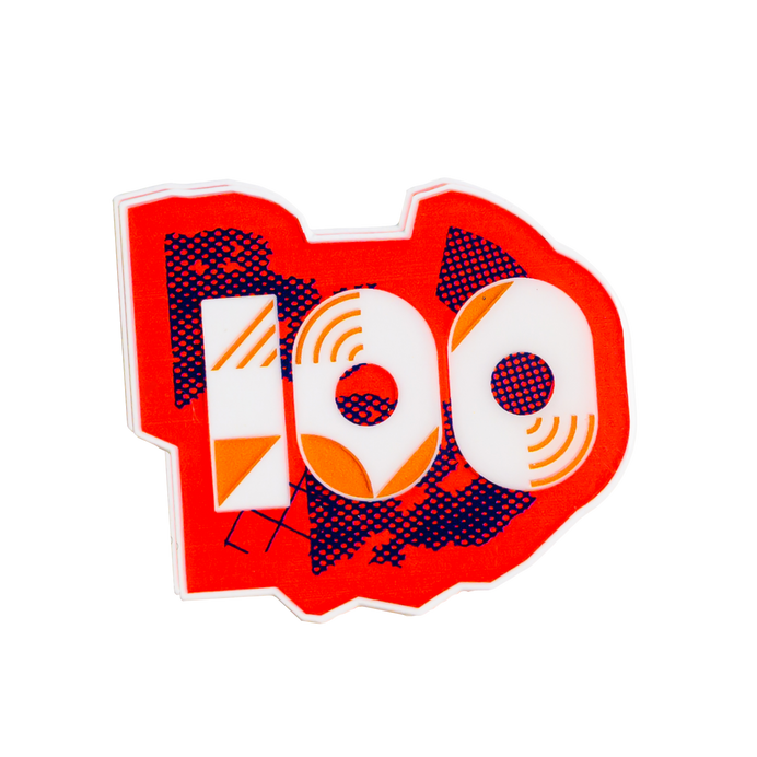 junior parkrun Milestone 100 Pin Badge